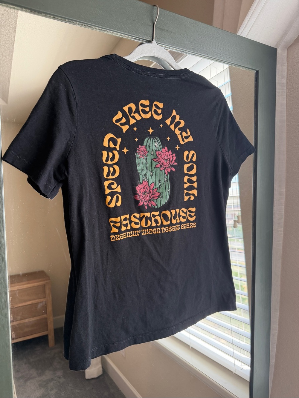FASTHOUSE "Speed Free My Soul" Desert Stars Graphic Tee Medium Black